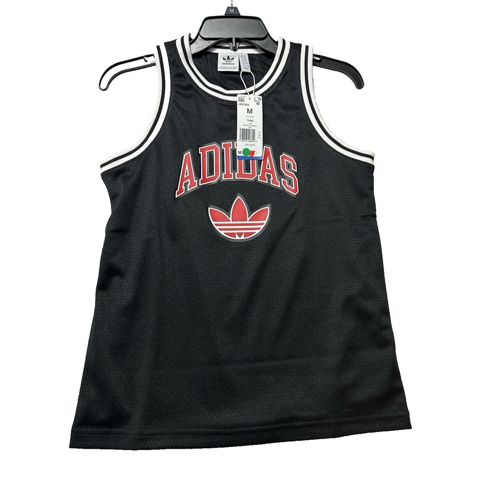 Adidas Boys Medium JW1983 Tank Top Originals Black (JC)